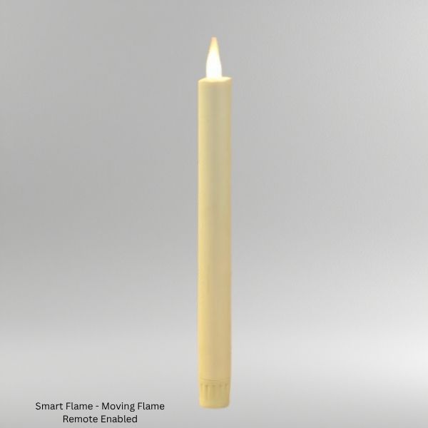 Smart Flame 10" Moving Flame Taper Candle with IR - SF211-1