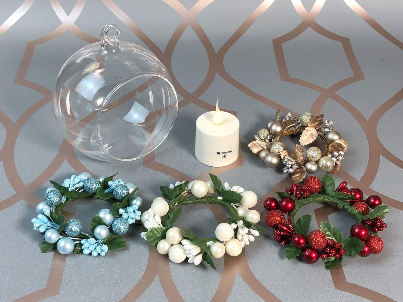 Hanging Glass Tea Light Holder